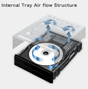 Internal Tray Air flow Structure